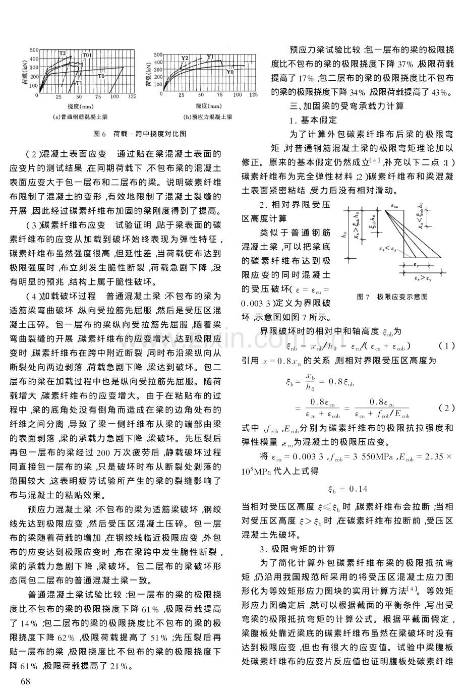 碳素纤维布加固混凝土梁的受弯承载力计算.pdf_第3页