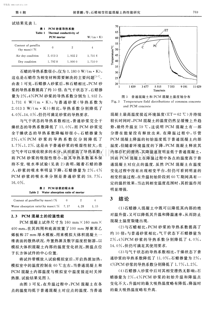 石蜡相变控温混凝土热性能研究.pdf_第3页