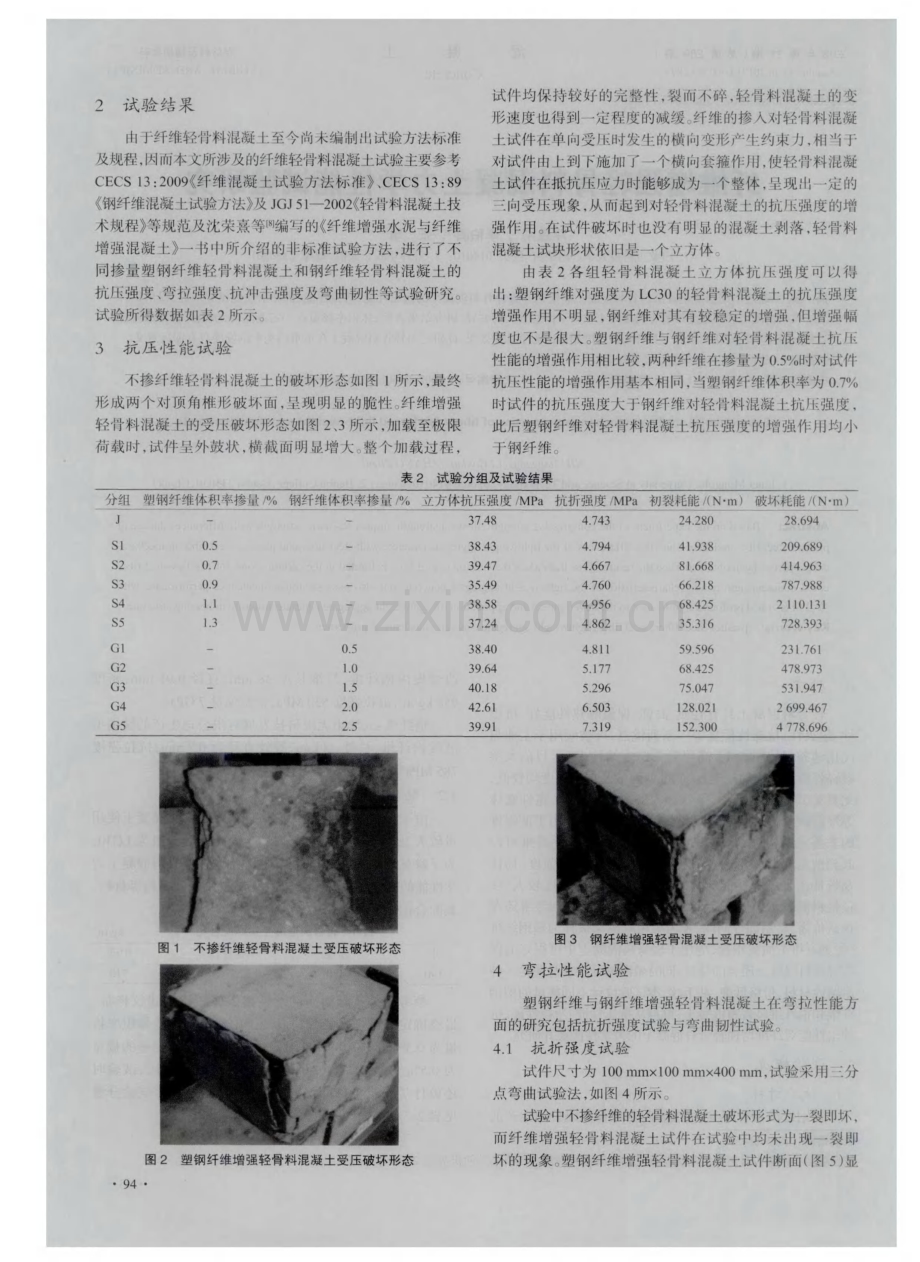 纤维增强轻骨料混凝土力学性能试验研究.pdf_第2页