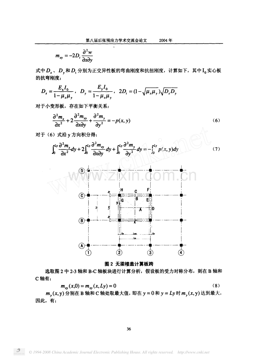 具有正交各向异性的混凝土复合板无梁楼盖计算方法.pdf_第3页