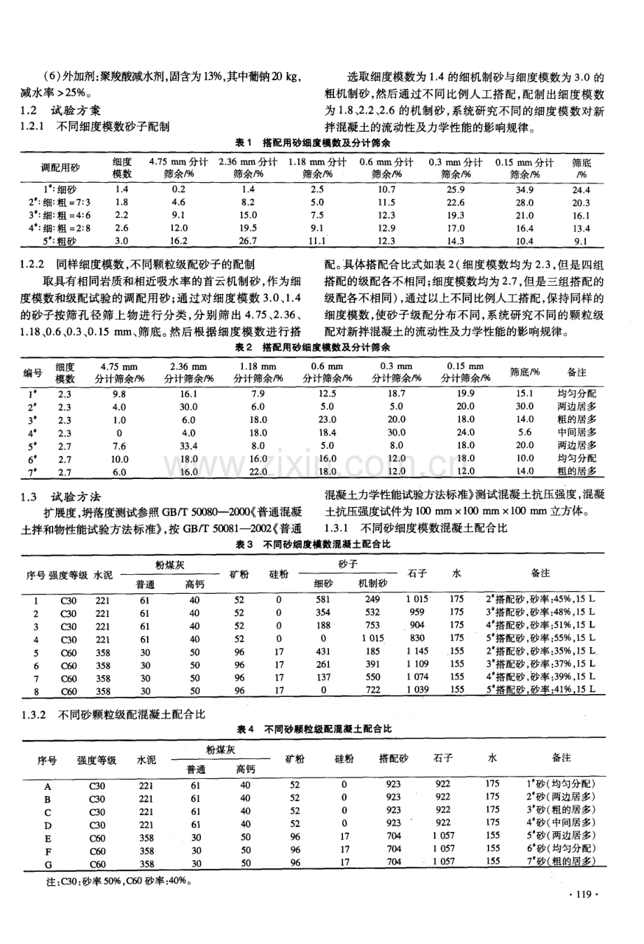 砂子细度及级配对新拌混凝土性能的影响研究.pdf_第2页