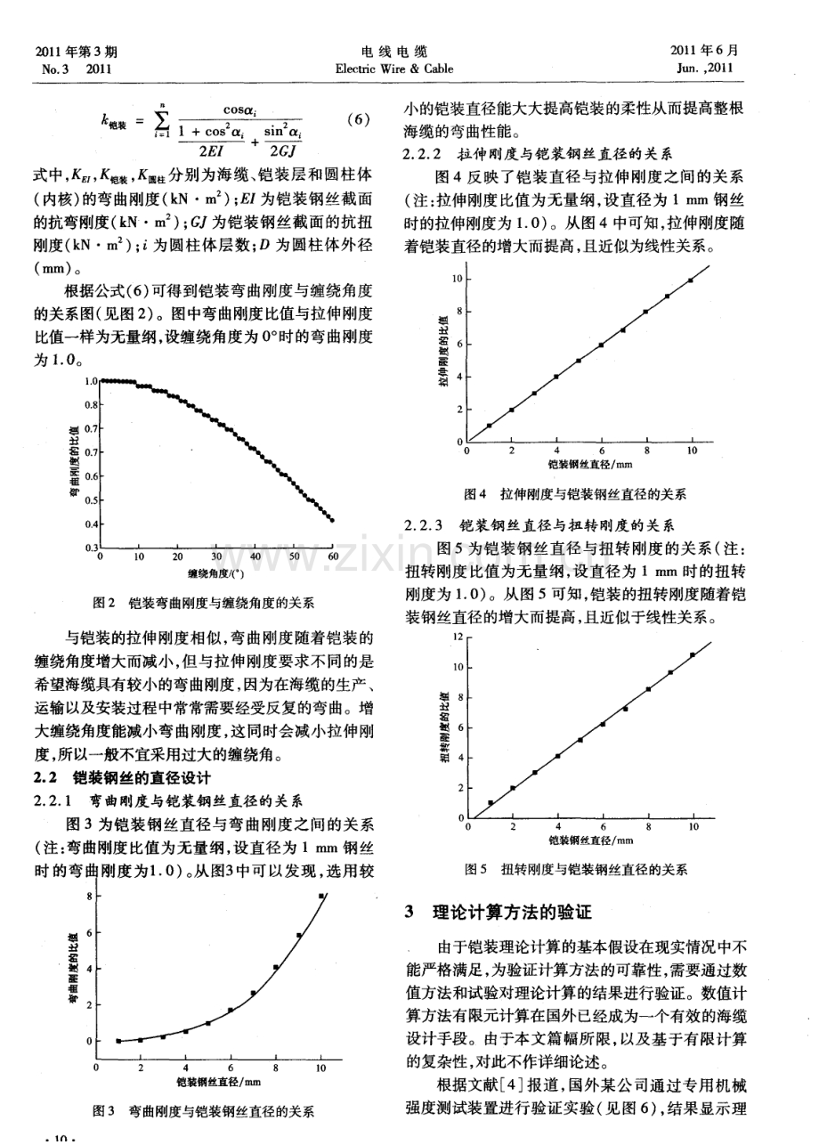 海底电力电缆铠装结构机械强度分析及设计.pdf_第3页