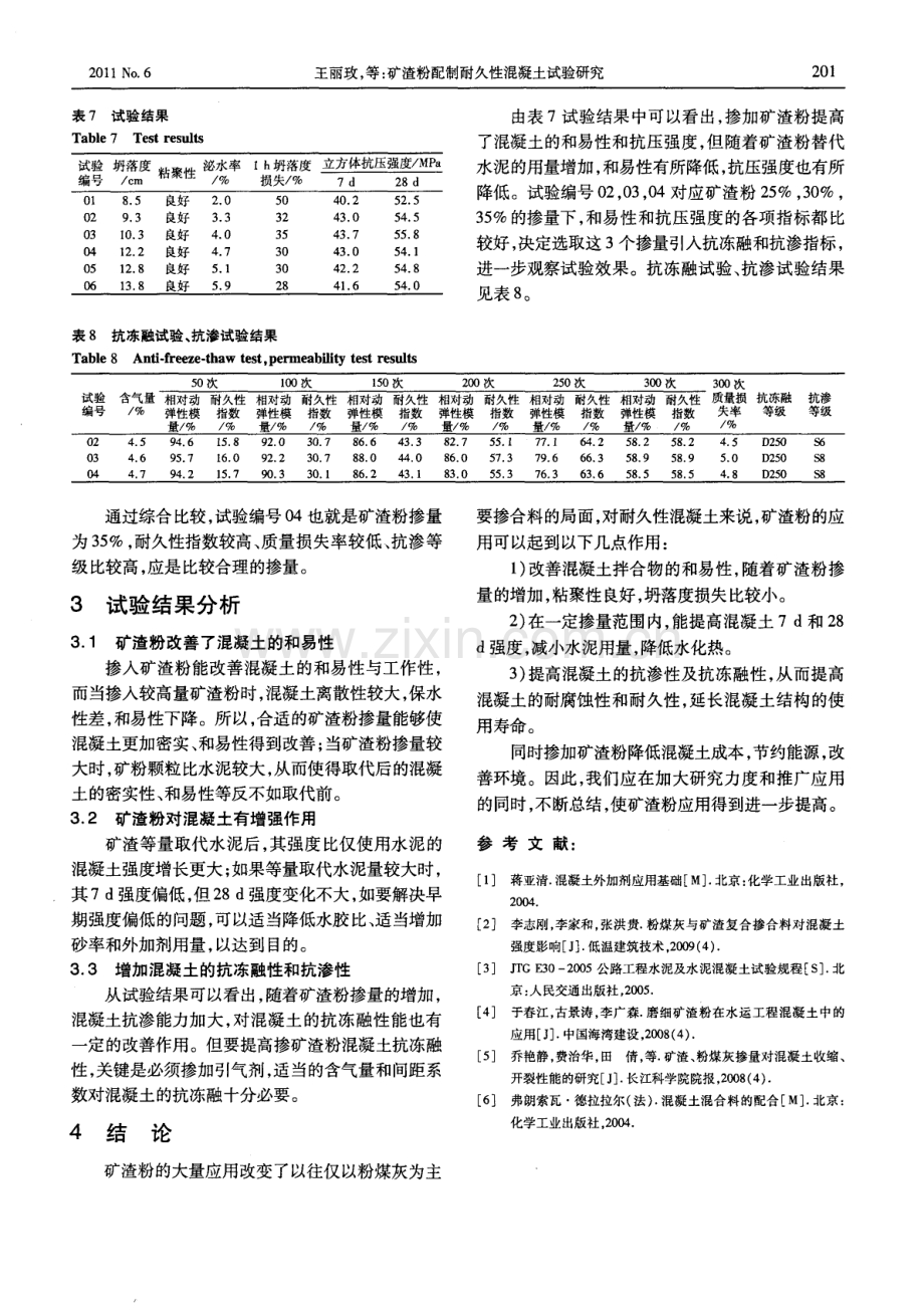 矿渣粉配制耐久性混凝土试验研究.pdf_第3页