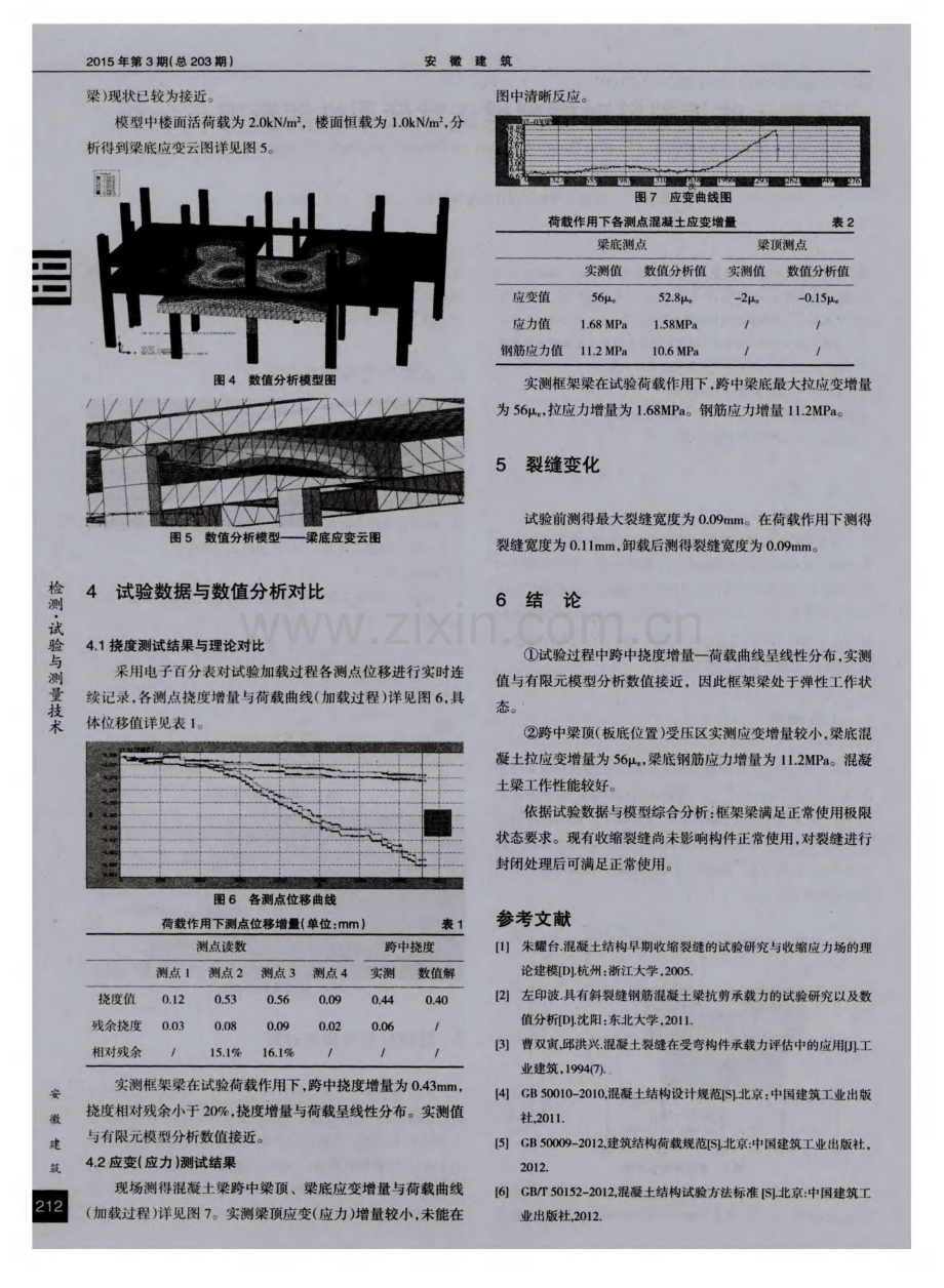 混凝土收缩裂缝对框架梁正常使用性能影响与分析.pdf_第2页