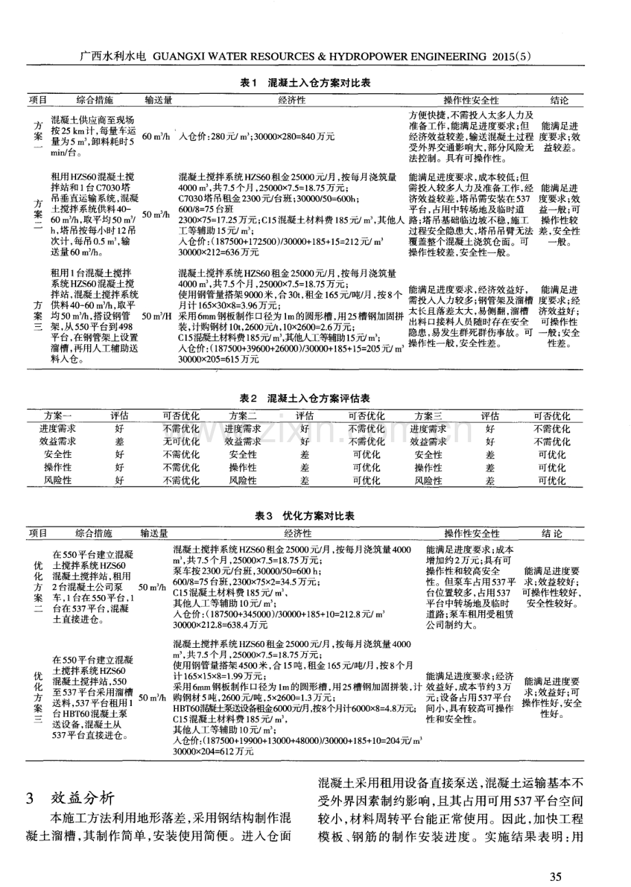 鸳鸯桥水电站大坝混凝土入仓方案分析.pdf_第2页