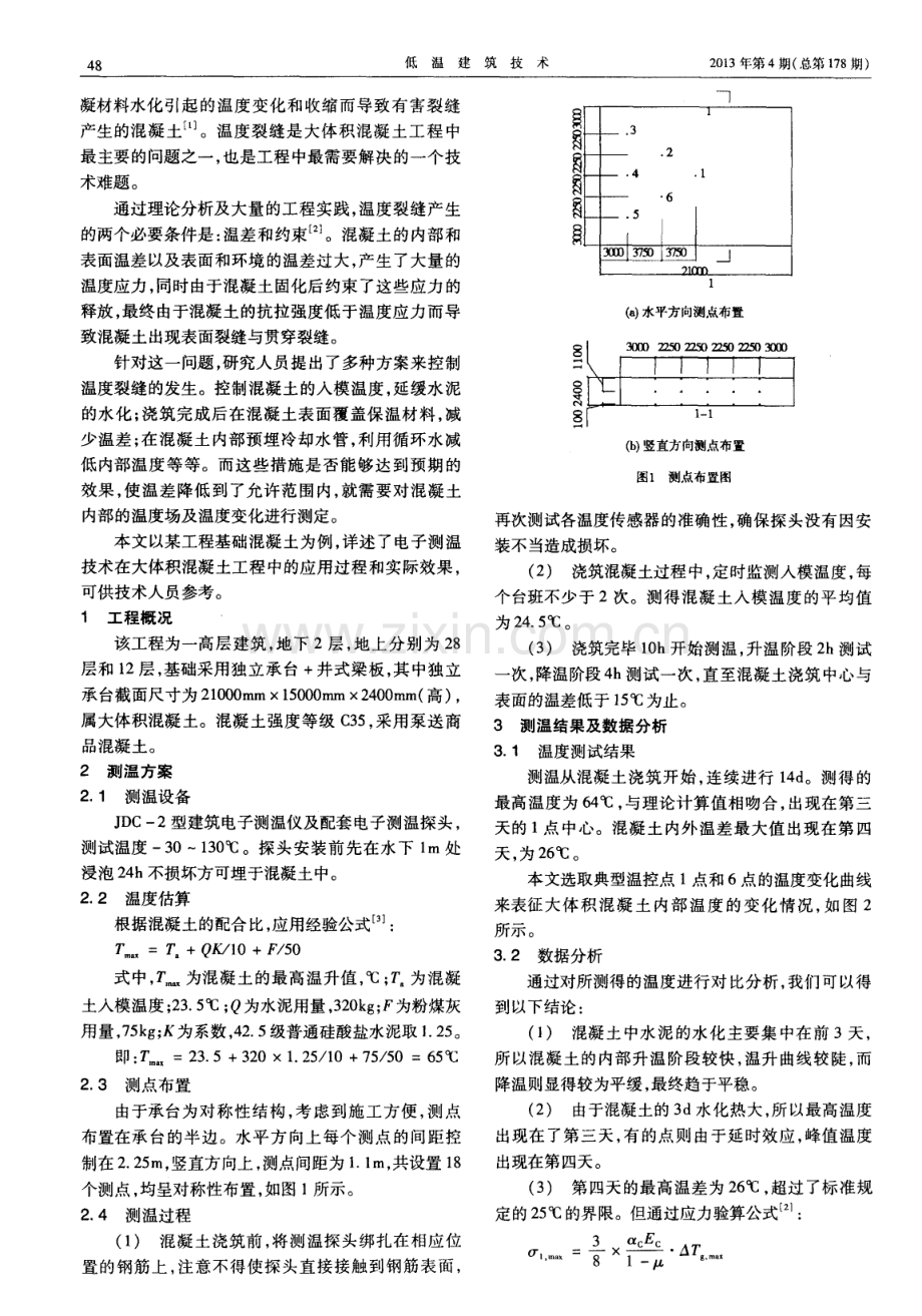 电测法在大体积混凝土工程中的应用.pdf_第2页