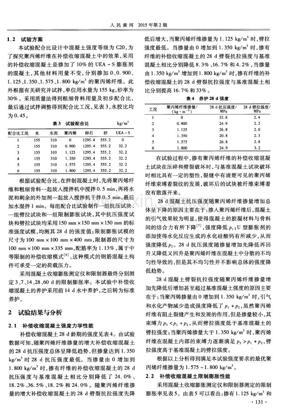 聚丙烯纤维对补偿收缩混凝土力学性能的影响.pdf_第2页