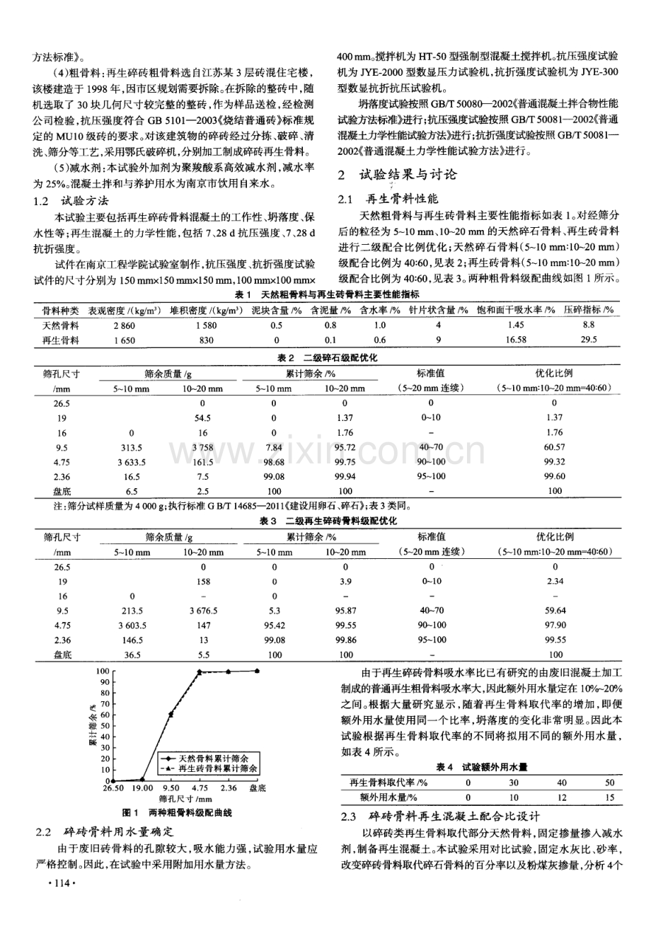 碎砖类骨料再生混凝土的配合比设计研究.pdf_第2页