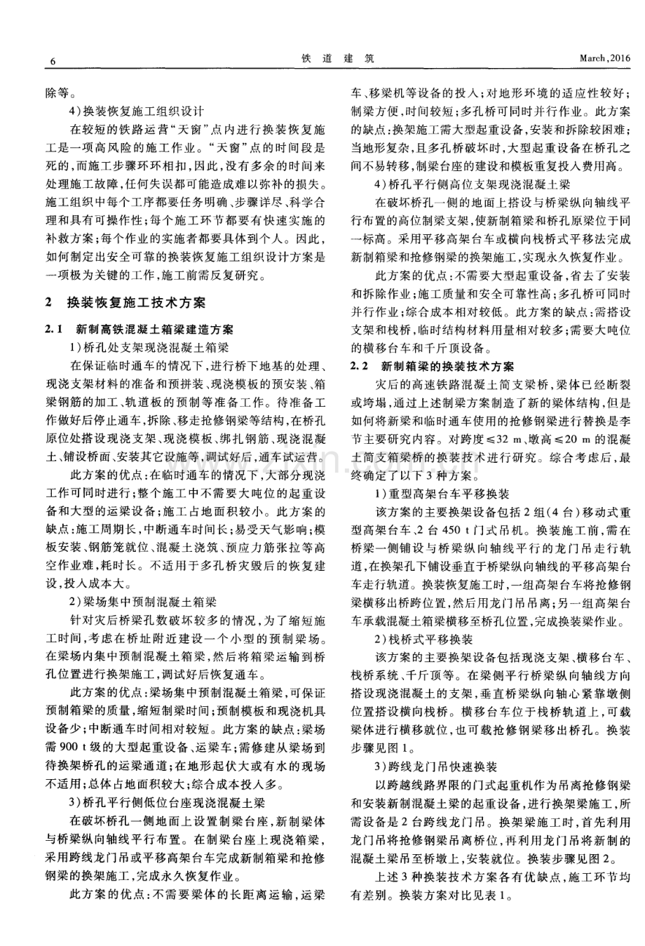 高速铁路混凝土简支梁灾后换装恢复技术研究.pdf_第2页