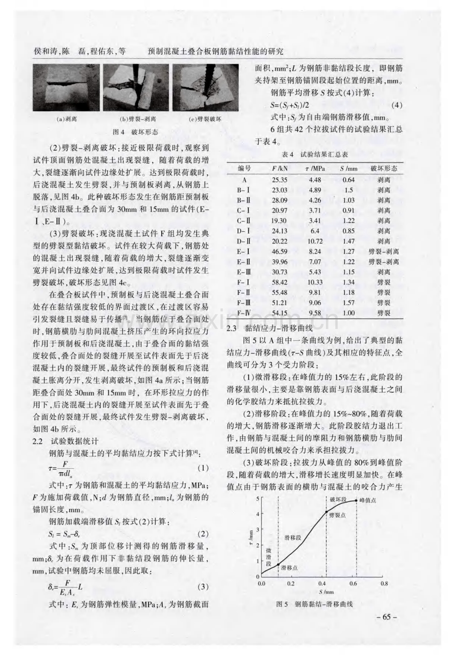 预制混凝土叠合板钢筋黏结性能的研究.pdf_第3页