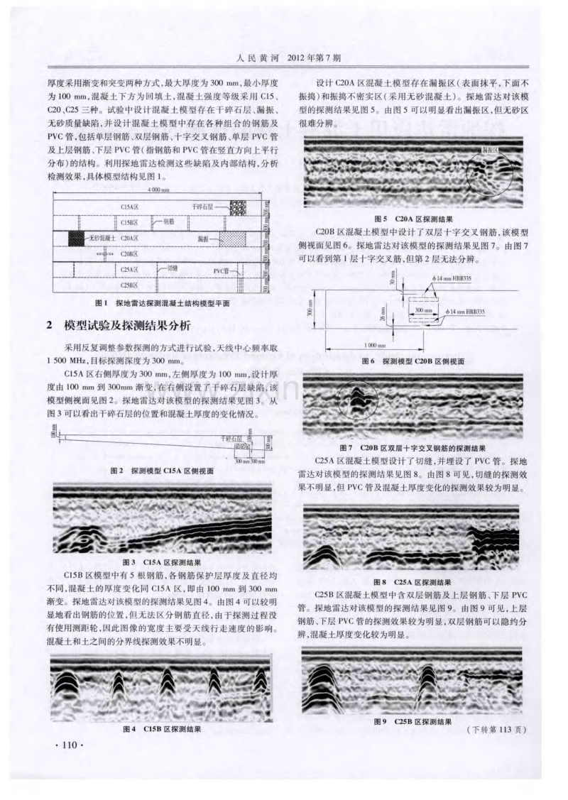 探地雷达应用于混凝土缺陷探测的试验研究.pdf_第2页