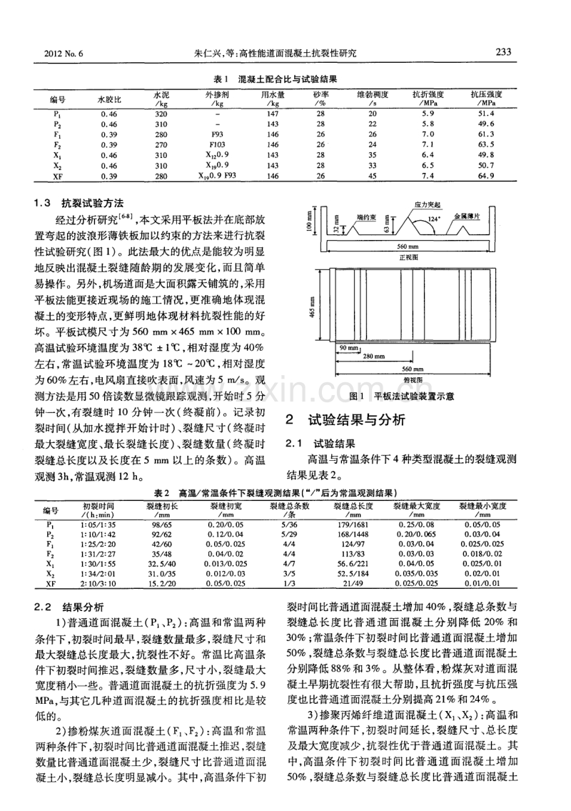 高性能道面混凝土抗裂性研究.pdf_第2页