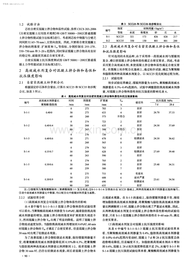 采用复合高效减水剂优化芯柱自密实混凝土.pdf_第2页