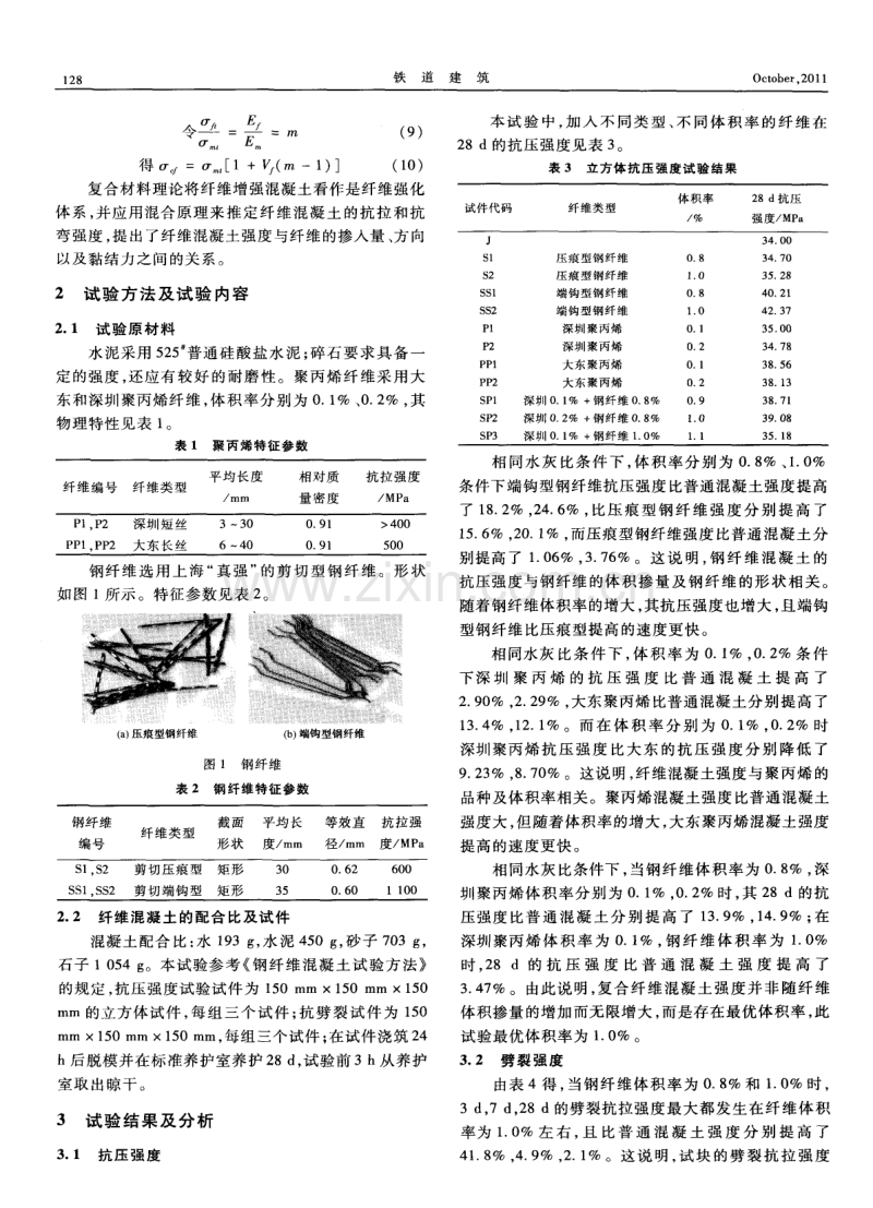 复合纤维混凝土的力学性能试验研究.pdf_第2页