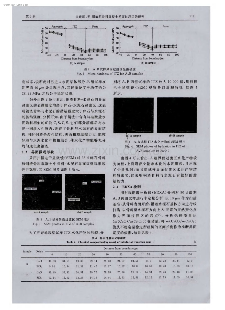 钢渣粗骨料混凝土界面过渡区的研究.pdf_第3页