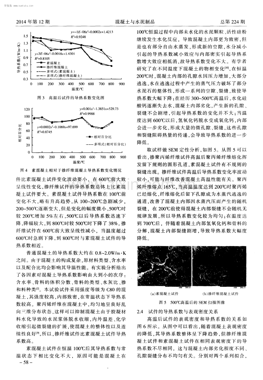 掺聚丙烯纤维高强混凝土高温后导温性能研究.pdf_第3页