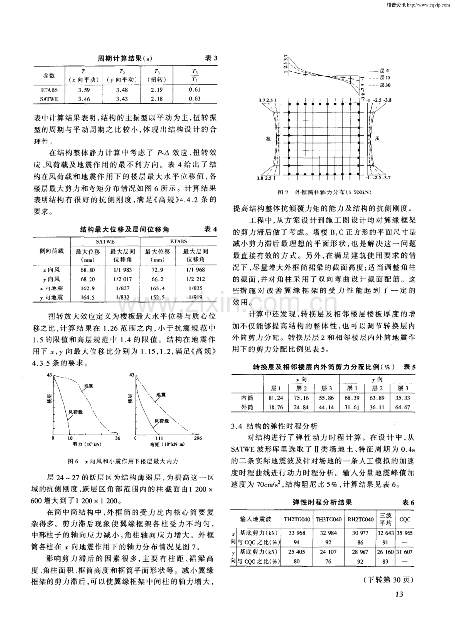 北京银泰中心钢筋混凝土塔楼结构设计.pdf_第3页