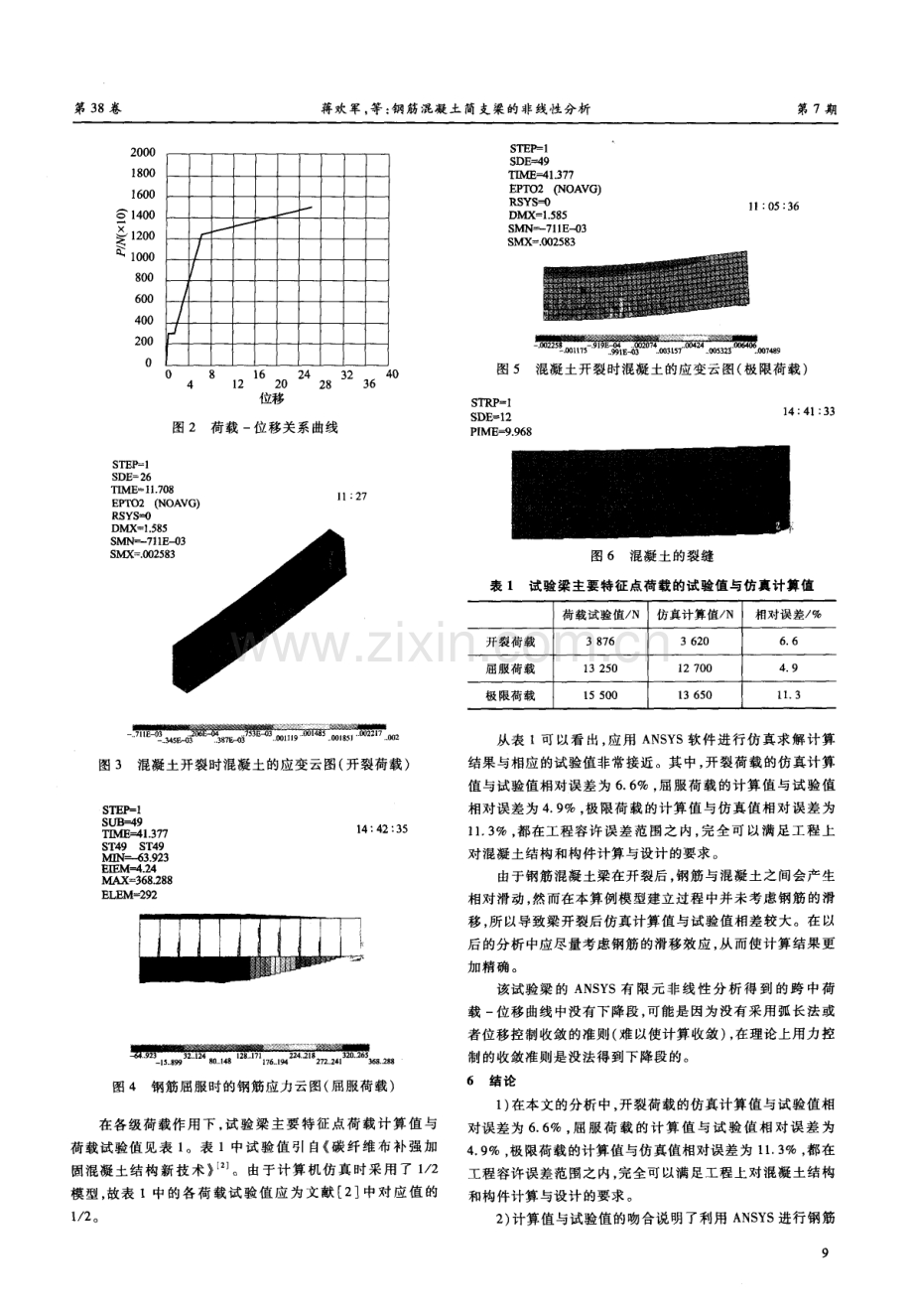 钢筋混凝土简支梁的非线性分析.pdf_第3页