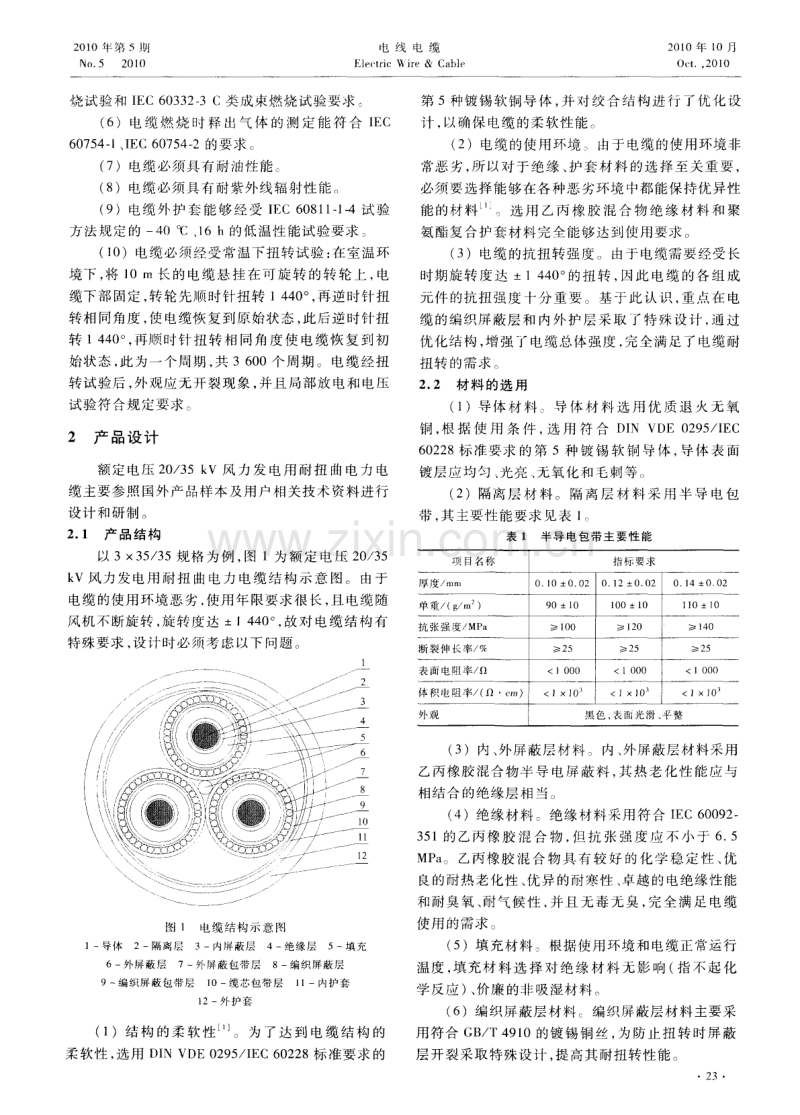 35kV风力发电用耐扭曲电力电缆的研制.pdf_第2页