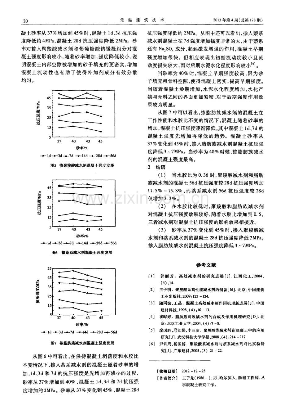 减水剂对复合水泥混凝土强度影响.pdf_第3页