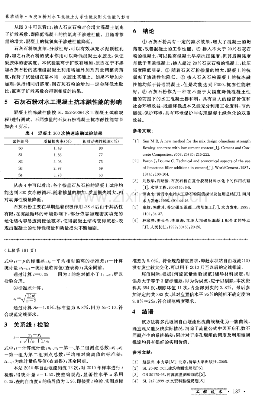 石灰石粉对水工混凝土力学性能及耐久性能的影响.pdf_第3页