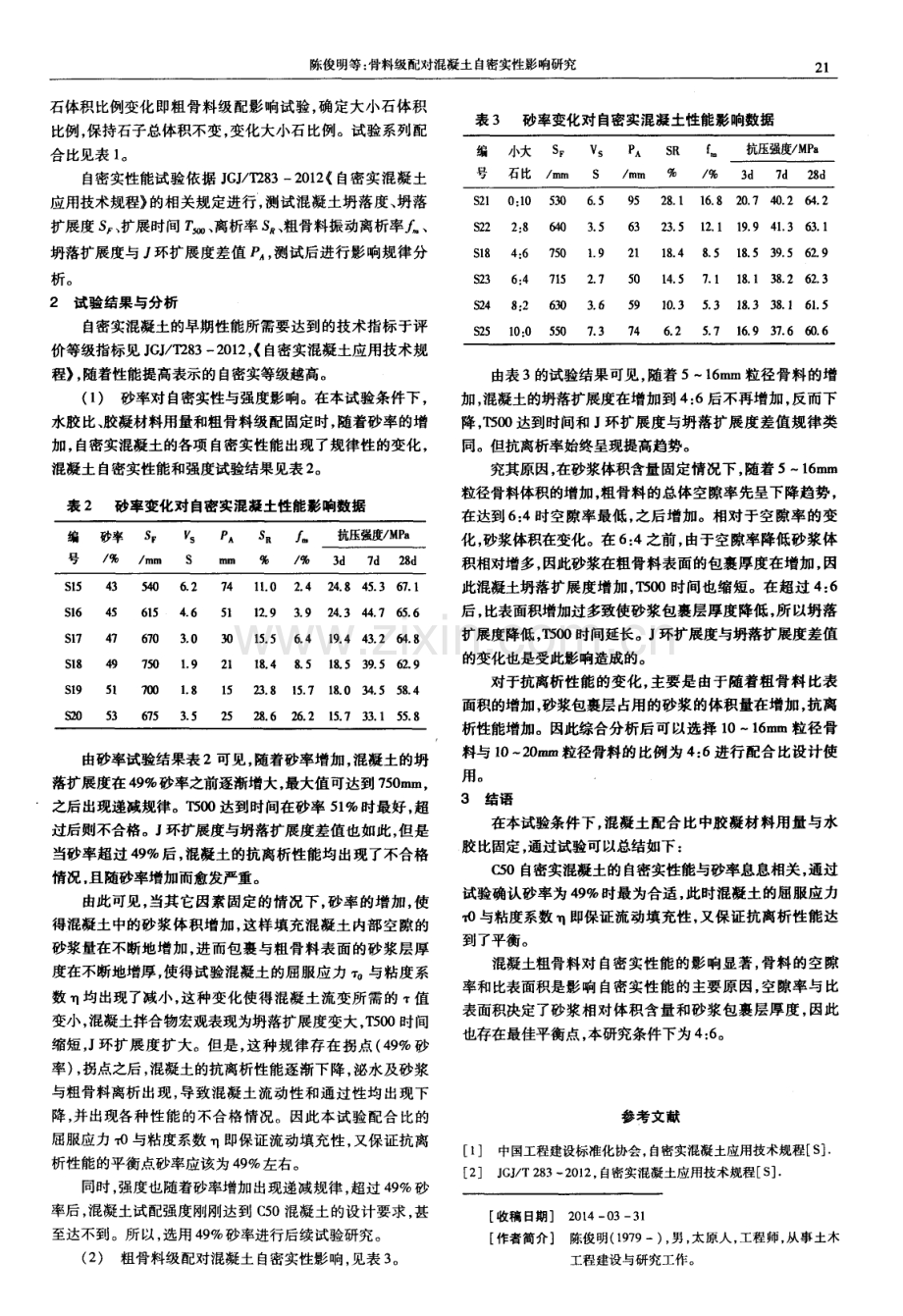 骨料级配对混凝土自密实性影响研究.pdf_第2页