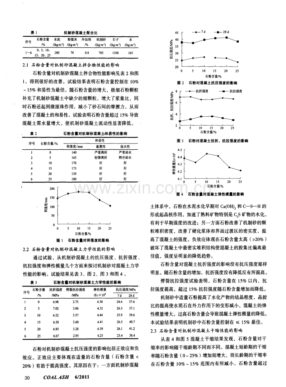 石粉含量对机制砂混凝土性能的影响.pdf_第2页