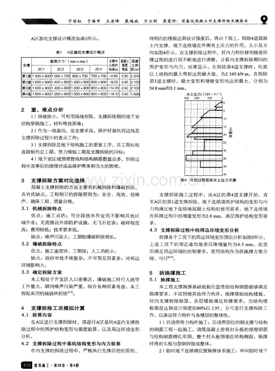 深基坑混凝土内支撑拆除关键技术.pdf_第2页