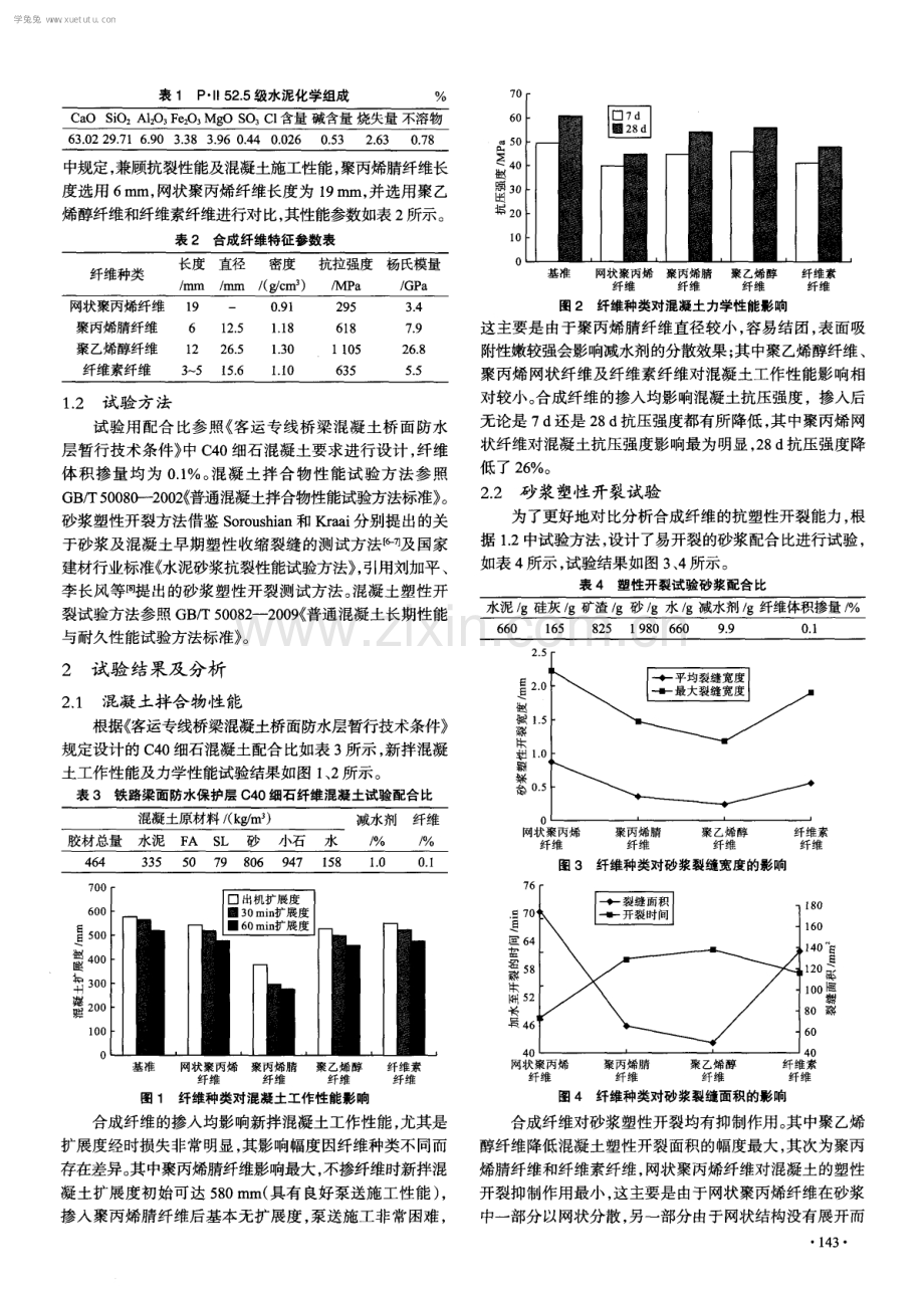 高铁梁面防水保护层C40细石纤维混凝土性能研究.pdf_第2页