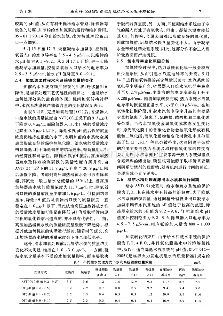 660MW超临界机组给水加氧处理试验.pdf_第3页