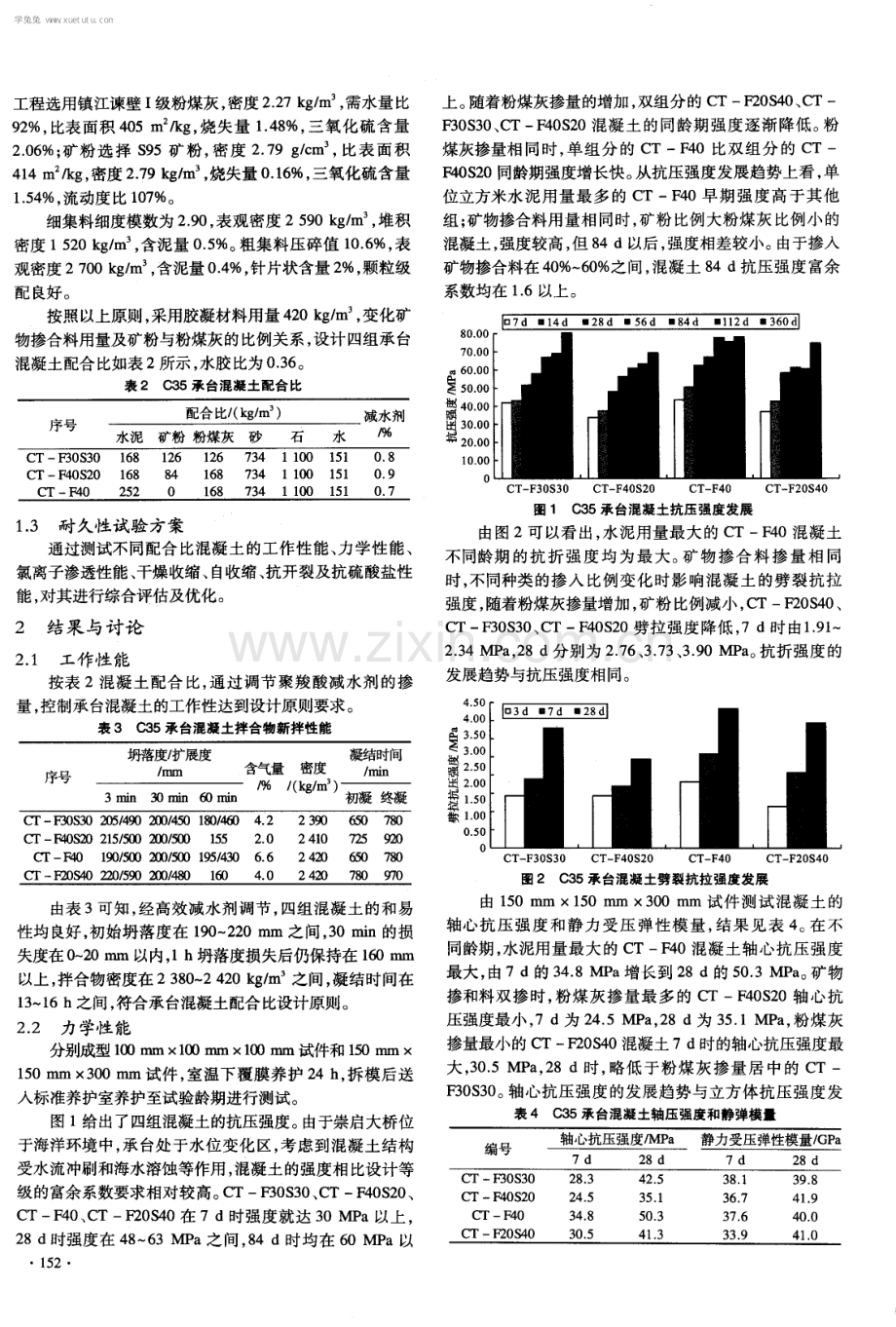 崇启大桥C35承台混凝土配合比设计与优化.pdf_第2页