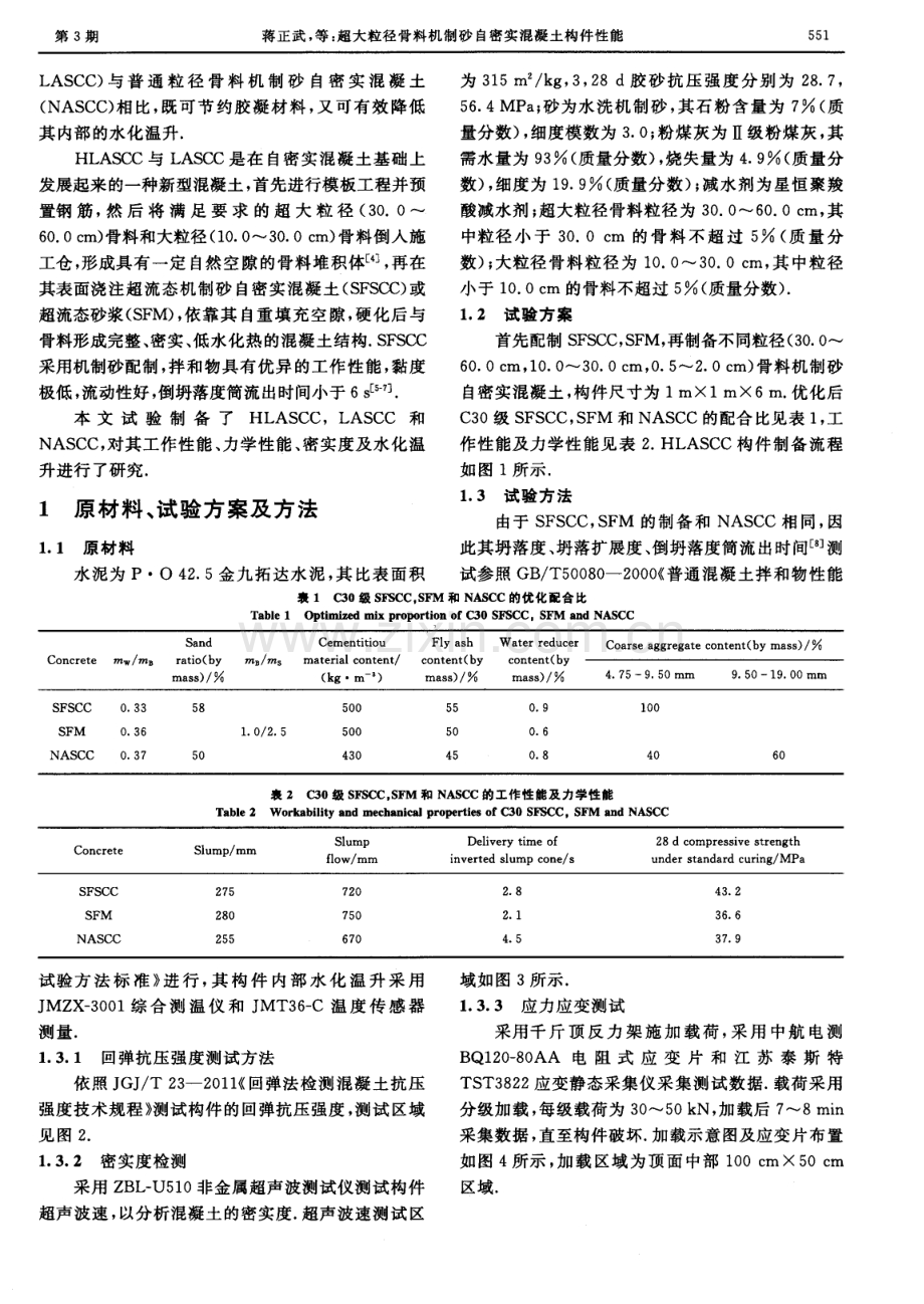 超大粒径骨料机制砂自密实混凝土构件性能.pdf_第2页