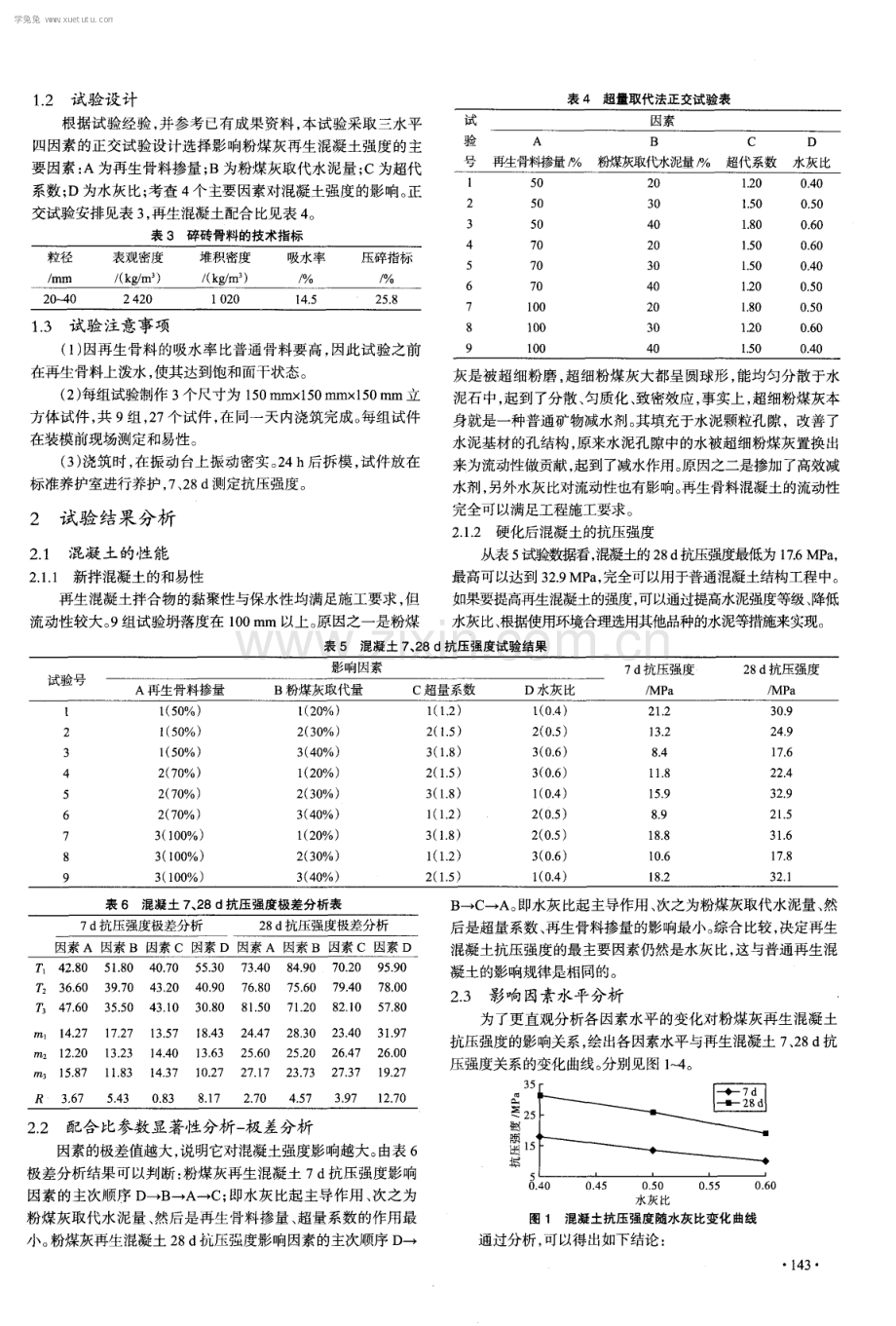 超细粉煤灰配制碎砖骨料混凝土试验研究.pdf_第2页