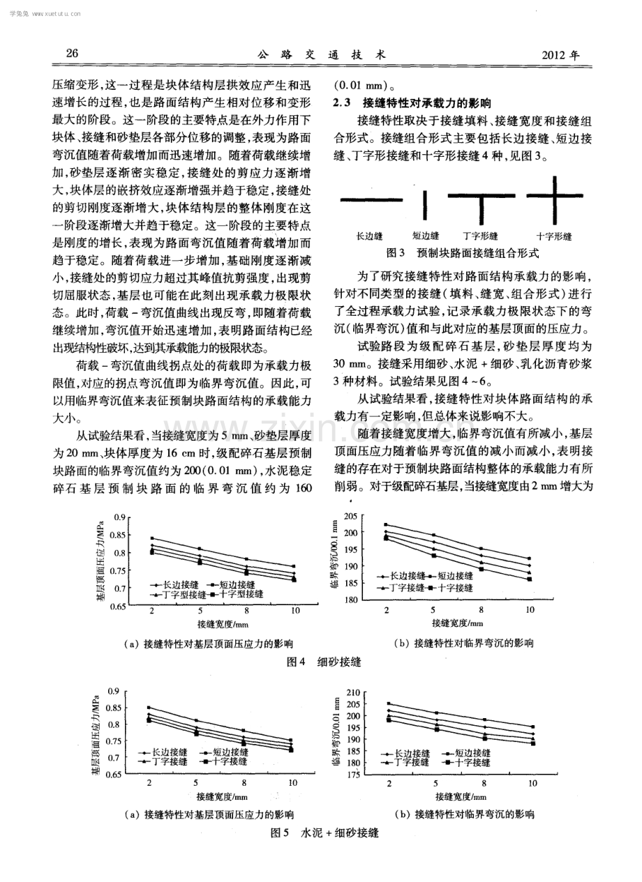 混凝土预制块铺面的承载力特性试验研究.pdf_第3页