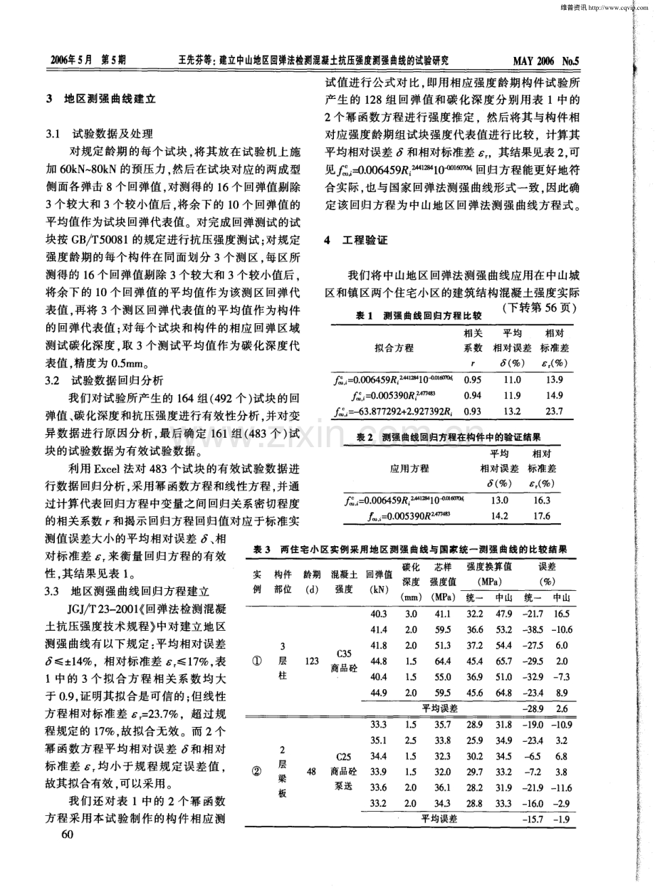 建立中山地区回弹法检测混凝土抗压强度测强曲线的试验研究.pdf_第2页