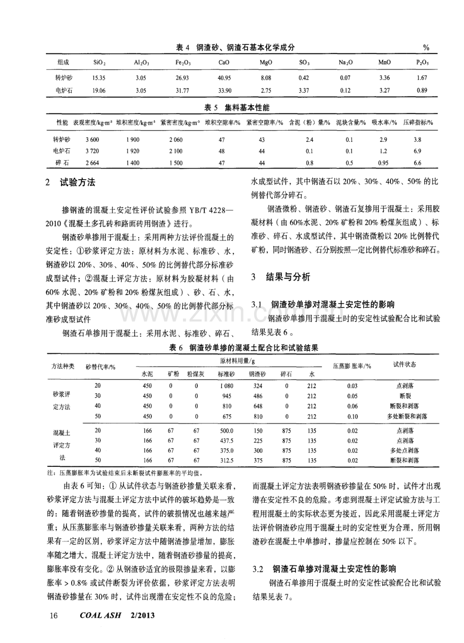 钢渣用于混凝土的安定性评价与控制研究.pdf_第2页