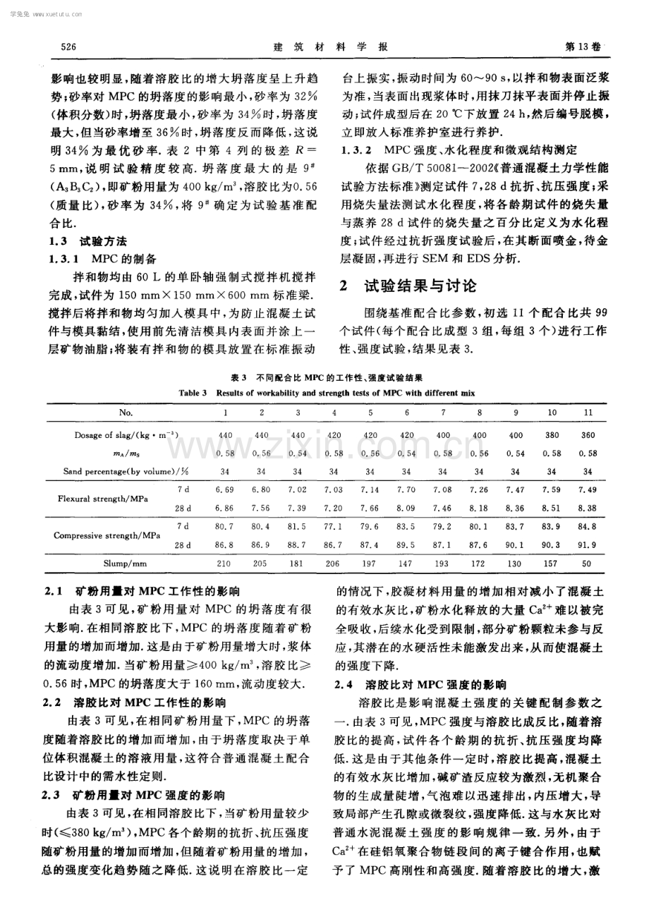 碱矿粉无机聚合物混凝土的制备及性能研究.pdf_第3页