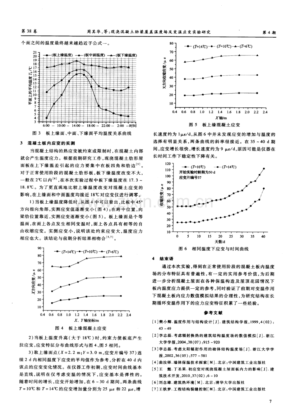 现浇混凝土肋梁屋盖温度场及变温应变实验研究.pdf_第3页