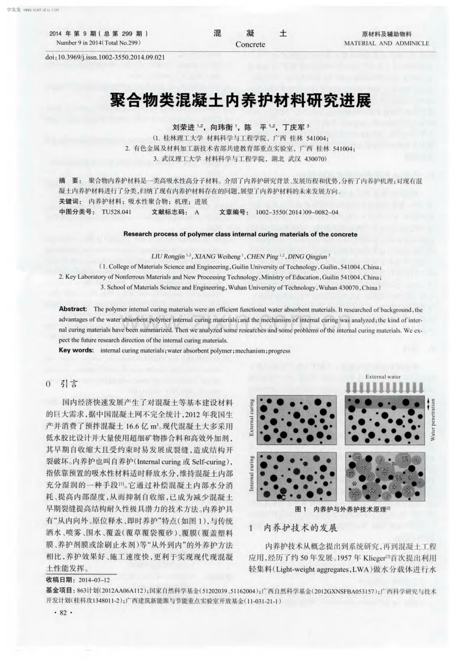 聚合物类混凝土内养护材料研究进展.pdf_第1页