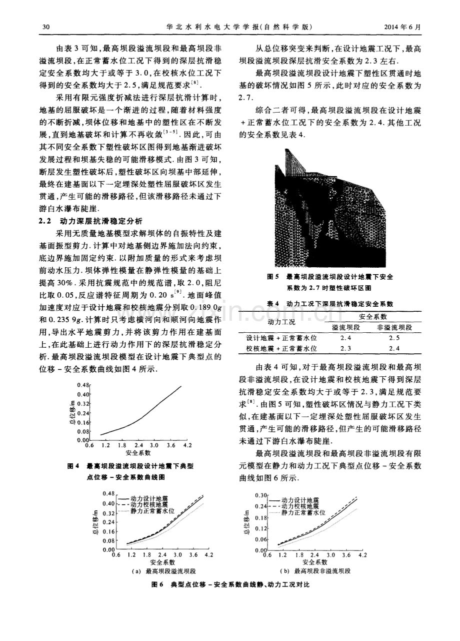 阳江上水库碾压混凝土重力坝深层抗滑稳定分析.pdf_第3页