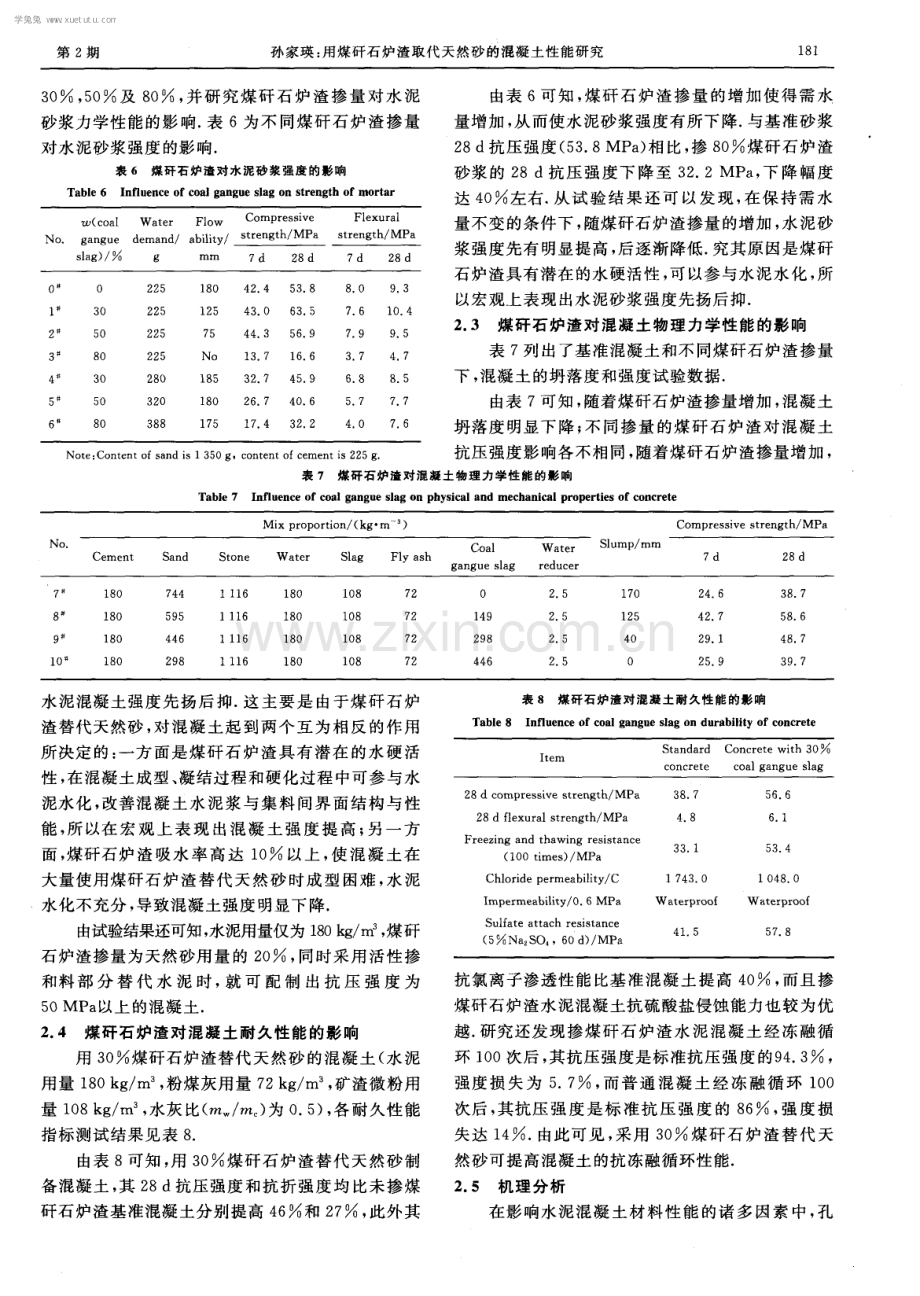 用煤矸石炉渣取代天然砂的混凝土性能研究.pdf_第3页