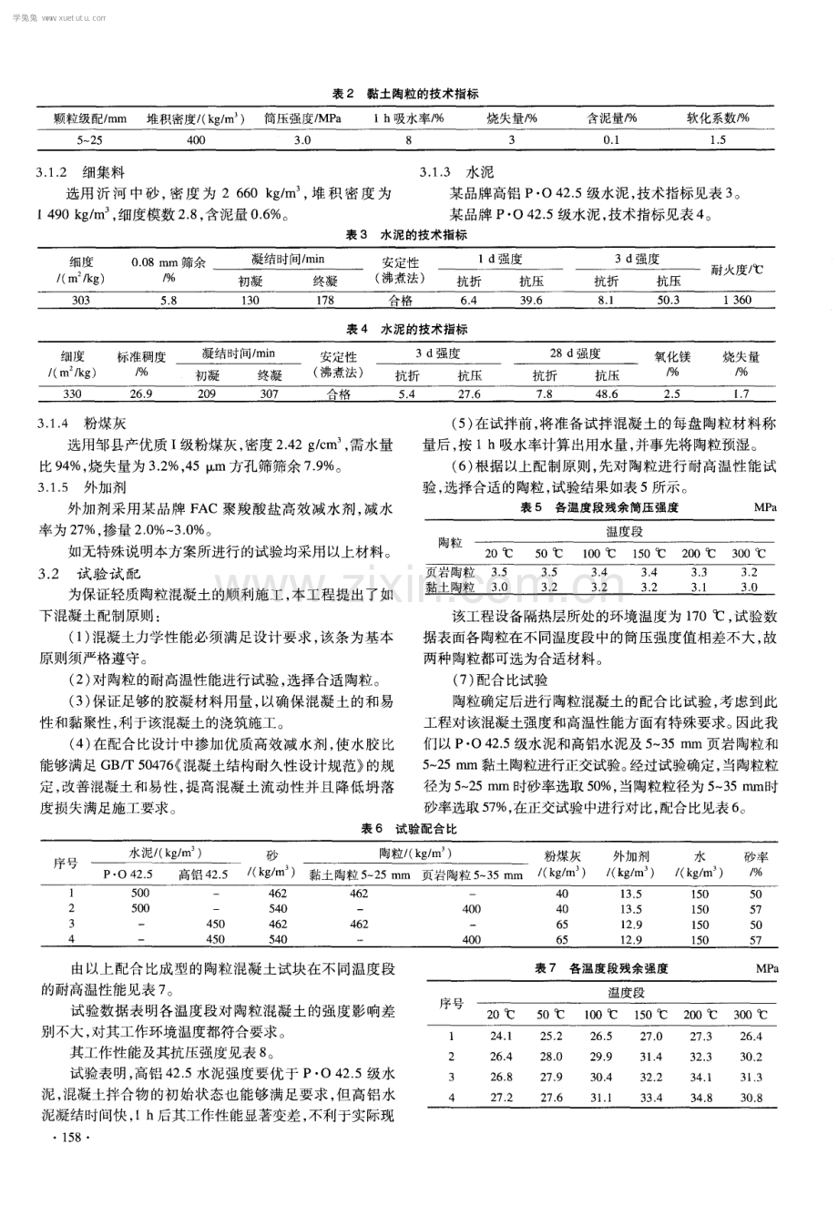 耐高温轻质陶粒混凝土的配合比设计及应用.pdf_第2页