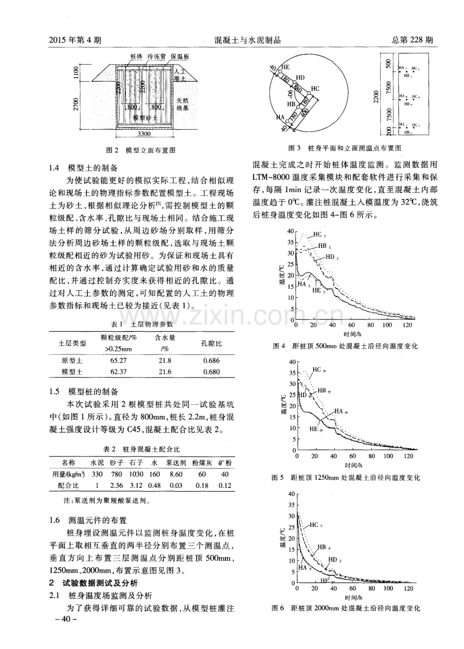 人工冻土灌注桩桩身温度场及混凝土强度试验研究.pdf_第2页