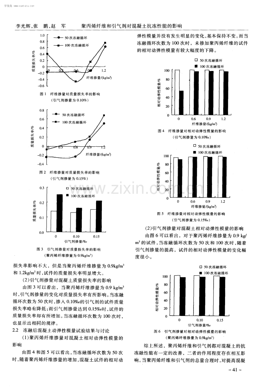 聚丙烯纤维和引气剂对混凝土抗冻性能的影响.pdf_第2页