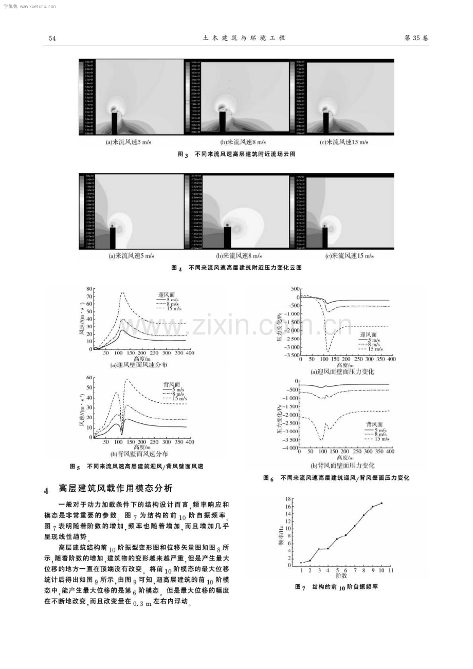 钢筋混凝土框架结构高层建筑风振特性.pdf_第3页