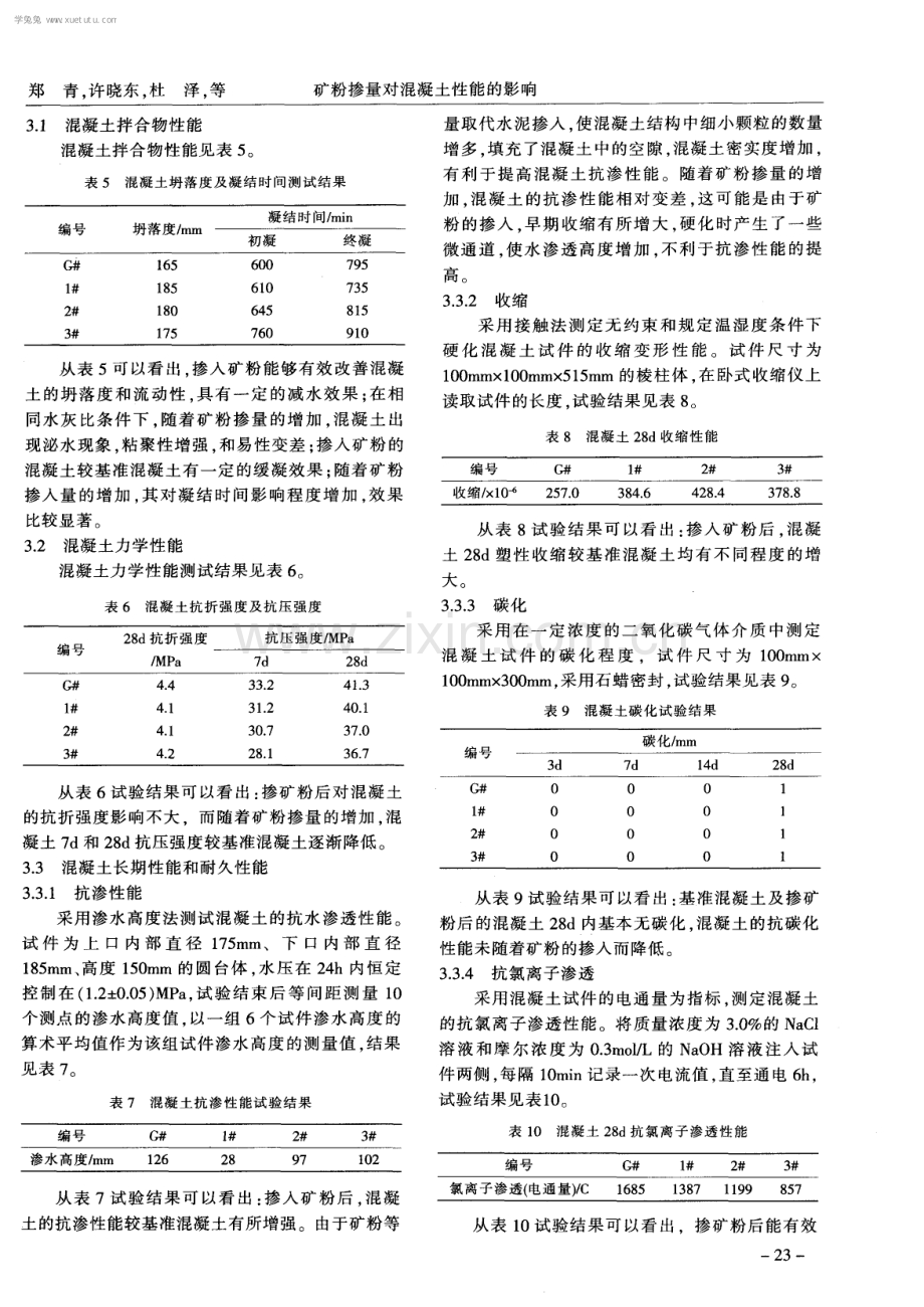 矿粉掺量对混凝土性能的影响.pdf_第2页