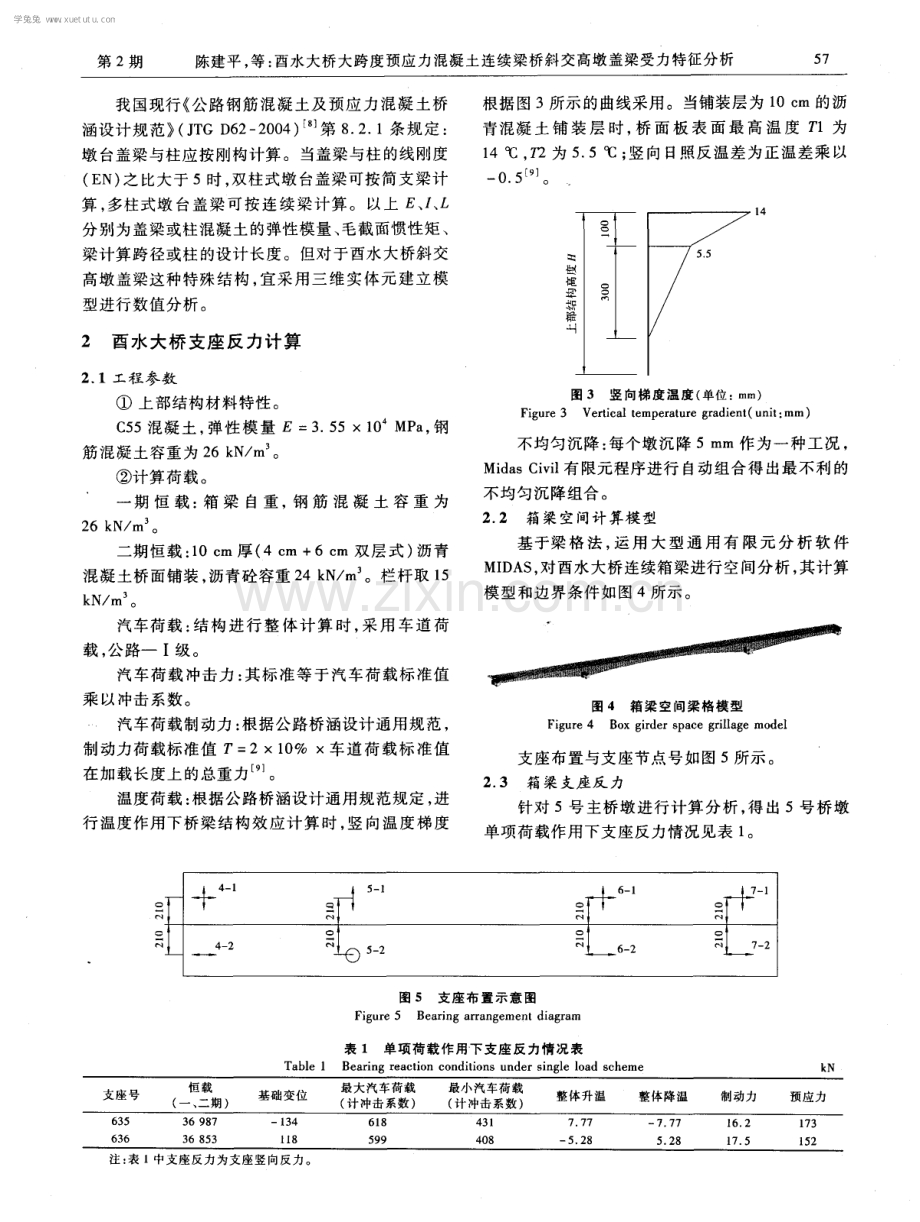 酉水大桥大跨度预应力混凝土连续梁桥斜交高墩盖梁受力特征分析.pdf_第3页