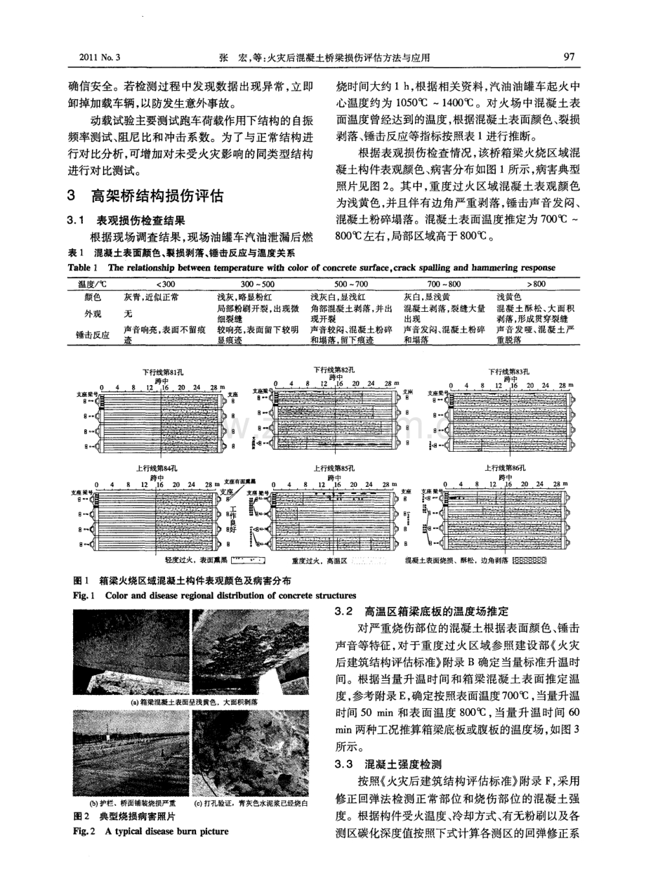 火灾后混凝土桥梁损伤评估方法与应用.pdf_第3页