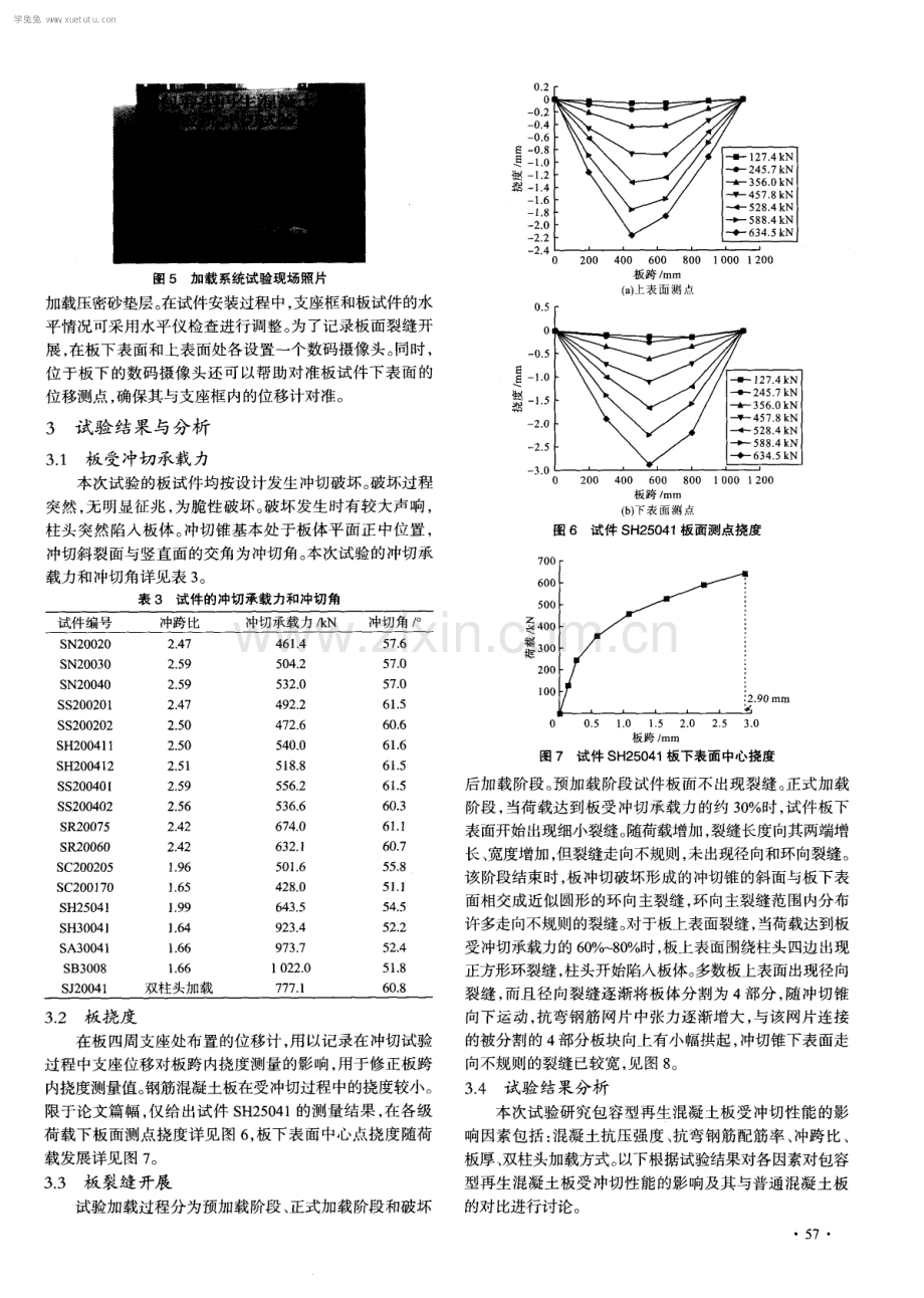 包容型再生混凝土板冲切承载力试验及计算方法.pdf_第3页