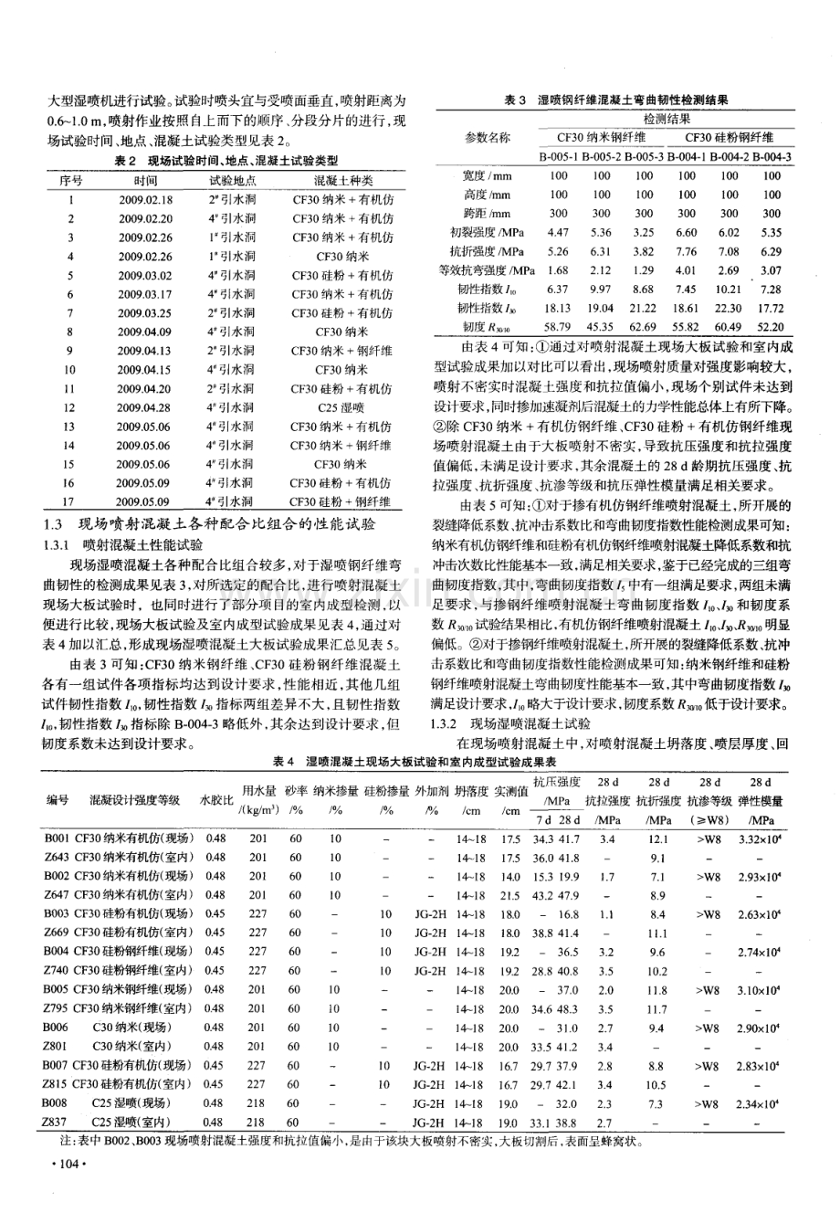 湿喷混凝土配合比现场试验分析.pdf_第2页